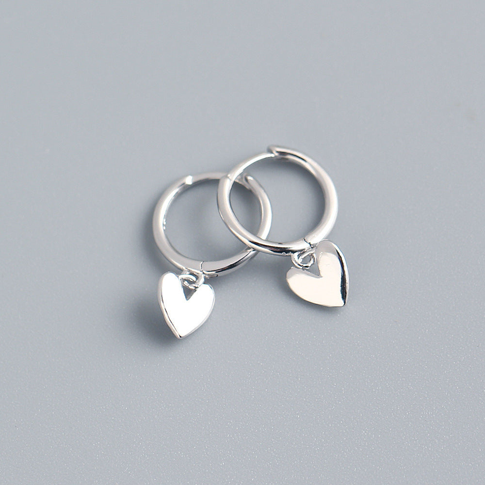 Love Heart Earrings Premium Temperament Earrings Jewelry