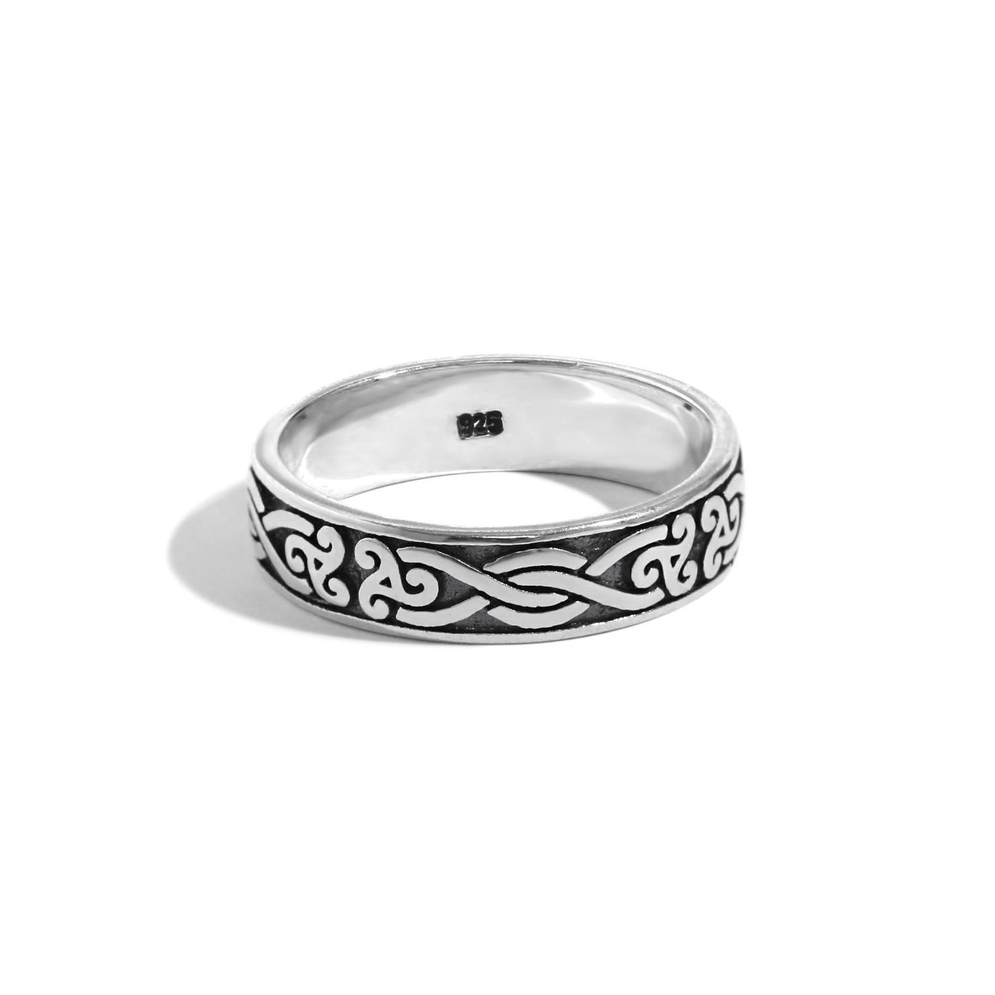 Vintage Pattern 925 Sterling Silver Ring