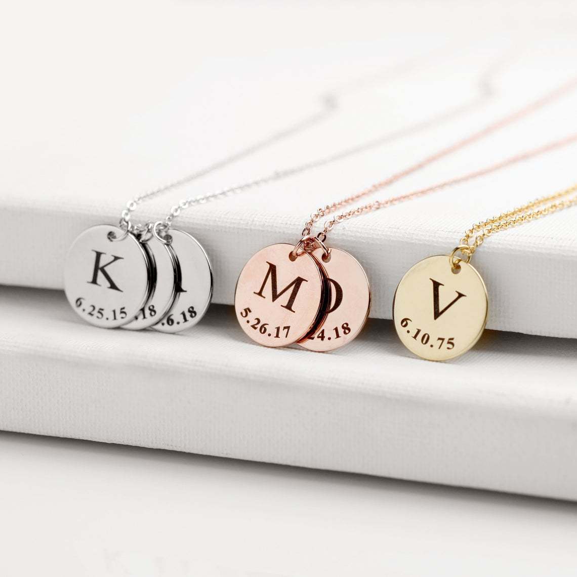 Personalised Name Disc Necklace